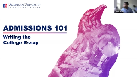 Thumbnail for Admissions 101: Writing the College Essay