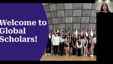 Thumbnail for Global Scholars Webinar