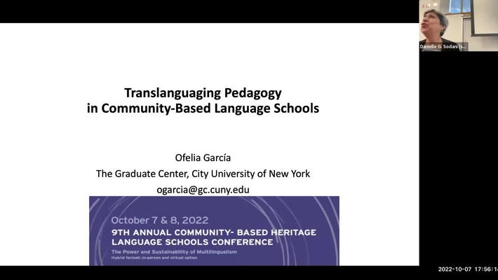 Translanguaging Pedagogy in Community-Based Language Schools