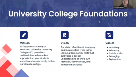 Thumbnail for University College Webinar