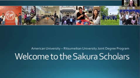 Thumbnail for Sakura Scholars Webinar