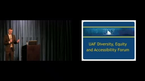 Thumbnail for entry Chancellor's Forum on Diversity and Accessibility 1