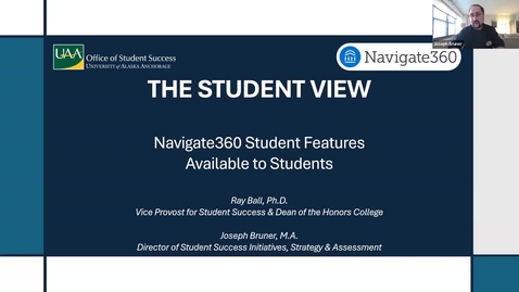 Thumbnail for Session 3 | What Students See: The 360 View New Tools in Navigate like Journeys, Study Buddies, and Major Mapping