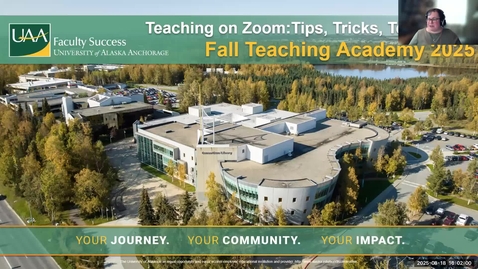 Thumbnail for 2025 FTA | Teaching on Zoom: Tips, Tricks, Techniques