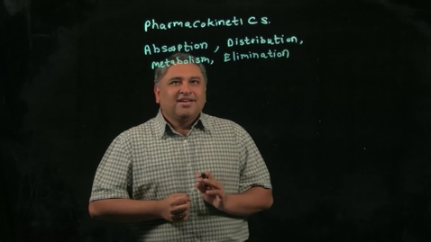 Thumbnail for entry Pharmacokinetics - Part 1