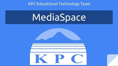 Thumbnail for KPC's MediaSpace