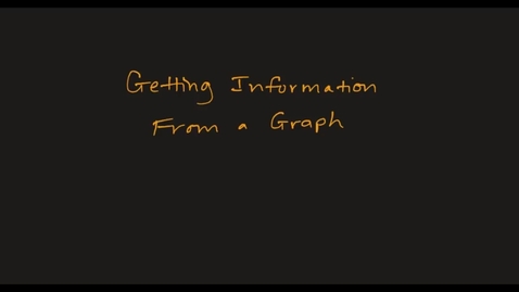 Thumbnail for entry MATH F151 –  Getting Info from a Graph.mp4