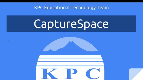 Thumbnail for entry CaptureSpace Screen Recorder