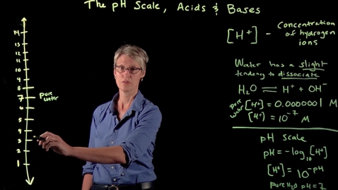 Thumbnail for entry The pH Scale, Acids &amp; Bases