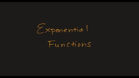 Thumbnail for MATH F151 –  Exponential Functions.mp4