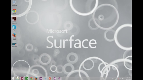 Thumbnail for Screencasting Demo from Microsoft Surface