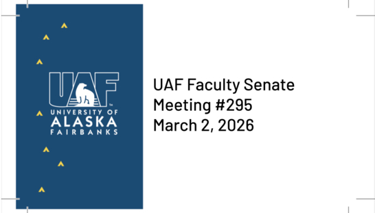 Faculty Senate Meeting