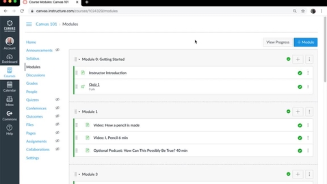 Thumbnail for How to Create a Page in Canvas