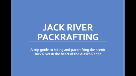 Thumbnail for Jack River Packraft
