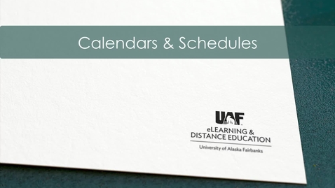 Thumbnail for iTeachU - Calendars and Schedules