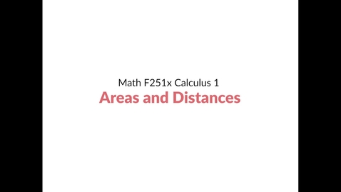 Thumbnail for Intro Video: Areas and Distances