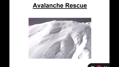 Thumbnail for entry Avalanche Rescue Clinic Classroom