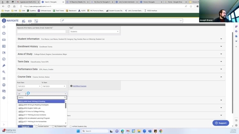 Thumbnail for Using Navigate(360) to Reach and Support Students | 2024 Winter Teaching Academy