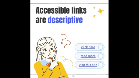 Thumbnail for Accessibility @ UAA: Links