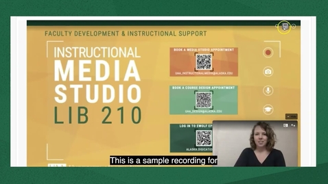 Thumbnail for Kaltura at UAA: Customizing Your Viewing Experience with Kaltura Videos (Original Course View)