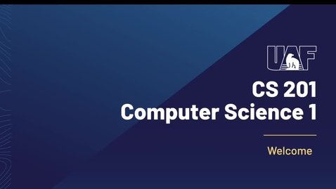 Thumbnail for CS 201 - Course overview