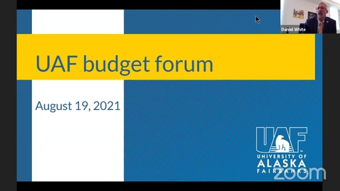 Thumbnail for Chancellor's forum on the budget
