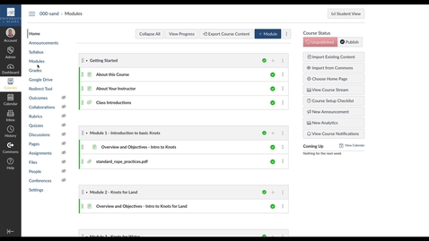 Thumbnail for Customizing the Course Menu In Canvas