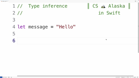 Thumbnail for Type inference