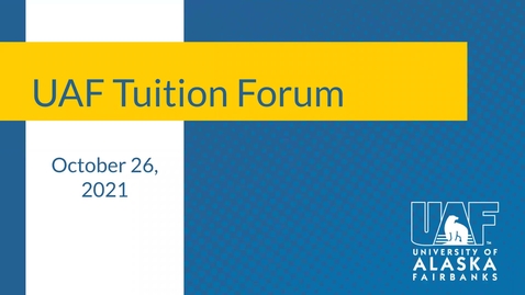 Thumbnail for  Chancellor's forum on tuition recording 