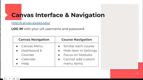 Thumbnail for Canvas Carryout: Canvas Interface &amp; Navigation