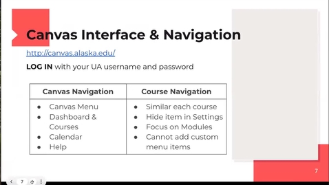 Thumbnail for entry Canvas Carryout: Canvas Interface &amp; Navigation