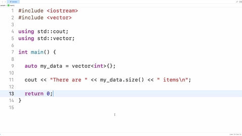 Thumbnail for Vector, Part 5) Append to vector in C++