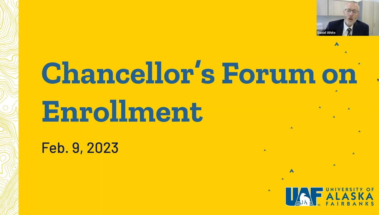 Chancellor's forum on enrollment Feb. 9, 2023