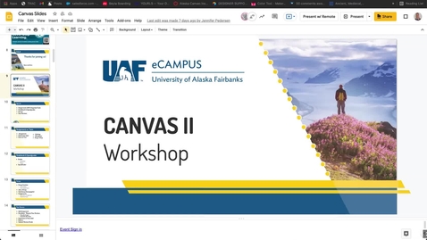 Thumbnail for Canvas II Workshop