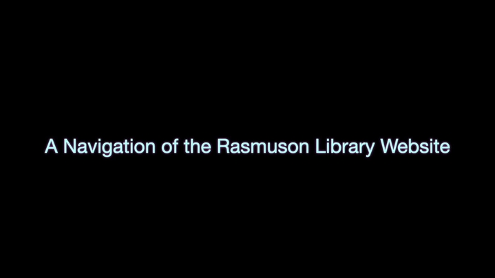 Thumbnail for channel Rasmuson Library