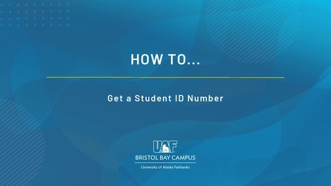Thumbnail for How to Get a Student ID Number
