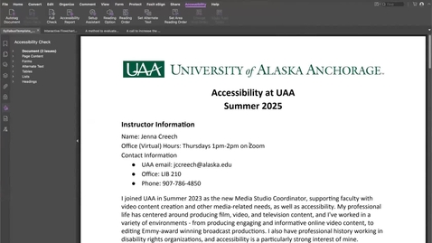 Thumbnail for Accessibility Afternoons: Evaluating PDF Accessibility with Foxit
