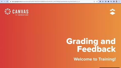 Thumbnail for entry Canvas Grading and Feedback - Instructure