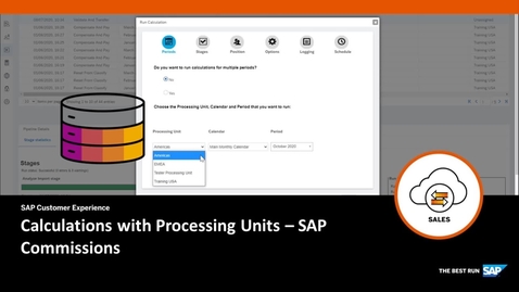 Thumbnail for entry Calculations with Processing Units - SAP Commissions