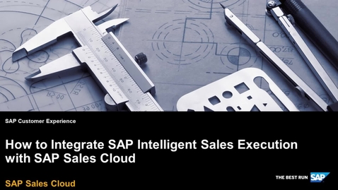 Thumbnail for entry [ARCHIVED] How to Integrate SAP Intelligent Sales Execution with SAP Sales Cloud