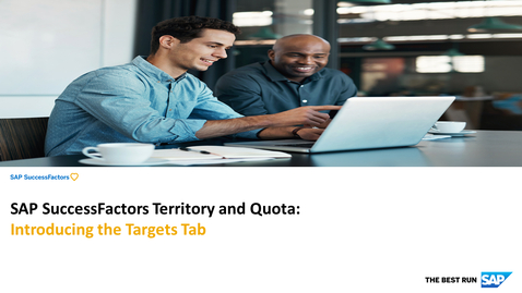 Thumbnail for entry Introducing the Targets Tab in SAP SuccessFactors Territory and Quota