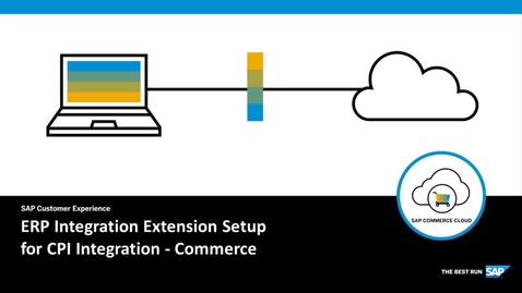 Thumbnail for entry Local Extension Setup for CPI Integration - SAP Commerce Cloud