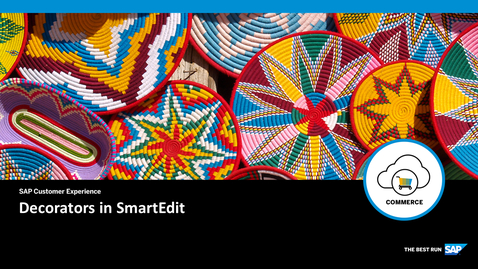 Thumbnail for entry Decorators in SmartEdit - SAP Commerce Cloud