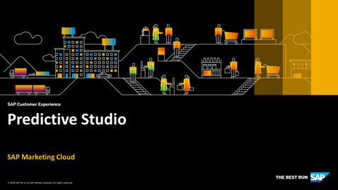 Thumbnail for entry [ARCHIVED] Predictive Studio - SAP Marketing Cloud