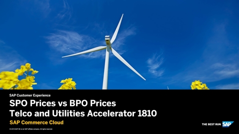 Thumbnail for entry Simple vs Bundle Product Offering Prices: Telco and Utilities Accelerator - SAP Commerce Cloud