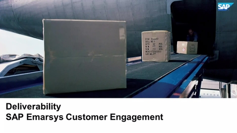 Thumbnail for entry Deliverability Part 1 - SAP Emarsys Customer Engagement