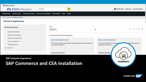 Thumbnail for entry SAP Commerce and CEA Installation