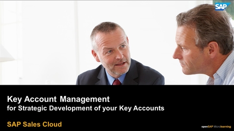 Thumbnail for entry Key Account Management - SAP Sales Cloud