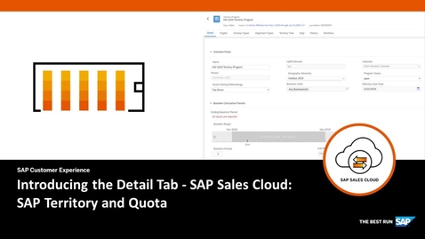 Thumbnail for entry Introducing the Detail Tab in SAP Territory and Quota