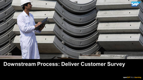 Thumbnail for entry Downstream Process: Deliver Customer Survey - PLM: Developing Products
